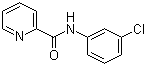 structure of CAS# 61350-00-3, N-(3-Chlorophenyl)-2-pyridinecarboxamide