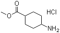 structure of CAS# 61367-07-5, Methyl 4-aminocyclohexanecarboxylate hydrochloride