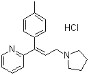structure of CAS# 6138-79-0, Triprolidine hydrochloride