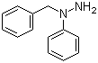 structure of CAS# 614-31-3, 1-Benzyl-1-phenylhydrazine