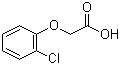 structure of CAS# 614-61-9, 2-Chlorophenoxyacetic acid