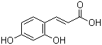 2,4-二羟基肉桂酸分子结构 (CAS 614-86-8)
