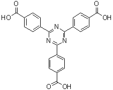 structure of CAS# 61414-16-2, 2,4,6-Tris(4-carboxyphenyl)-1,3,5-triazine