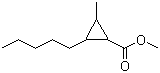 2-Methyl-3-pentylcyclopropanecarboxylic acid methyl ester molecular structure (CAS 61452-46-8)