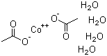 Cobalt(II) acetate tetrahydrate molecular structure (CAS 6147-53-1)