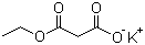 丙二酸单乙酯钾盐分子结构 (CAS 6148-64-7)