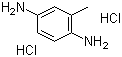 2,5-二氨基甲苯二盐酸盐分子结构 (CAS 615-45-2)