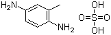 structure of CAS# 615-50-9, 2,5-Diaminotoluene sulfate