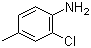 structure of CAS# 615-65-6, 2-Chloro-4-methylaniline