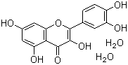 二水槲皮素分子结构 (CAS 6151-25-3)