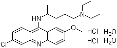 米帕林盐酸盐分子结构 (CAS 6151-30-0)