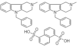 structure of CAS# 6153-33-9, Mebhydrolin napadisylate