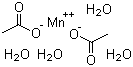 structure of CAS# 6156-78-1, Manganese(II) acetate tetrahydrate