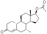 CAS # 6157-87-5, Trestolone acetate, (7alpha,17beta)-17-(Acetyloxy)-7-methylestr-4-en-3-one, 7alpha-Methyl-19-nortestosterone acetate, NSC 69948, Trestolone acetate, U 15614