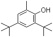 structure of CAS# 616-55-7, 4,6-Di-tert-butyl-2-methylphenol