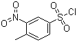4-甲基-3-硝基苯磺酰氯分子结构 (CAS 616-83-1)