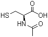 structure of CAS# 616-91-1, N-Acetyl-cysteine