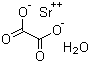 Strontium salt ethanedioic acid hydrate molecular structure (CAS 6160-36-7)