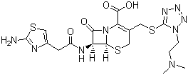 头孢替安分子结构 (CAS 61622-34-2)