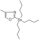 4-甲基-2-(三丁基锡烷基)恶唑分子结构 (CAS 616239-57-7)