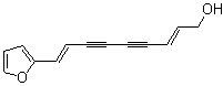 CAS # 61642-89-5, Atractylodinol, (2E,8E)-9-(2-Furanyl)-2,8-nonadiene-4,6-diyn-1-ol