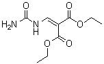 (Ureidomethylene)malonic acid diethyl ester molecular structure (CAS 61679-84-3)