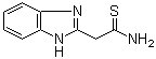 1H-Benzimidazole-2-ethanethioamide molecular structure (CAS 61689-98-3)