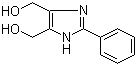 structure of CAS# 61698-32-6, 4,5-Dihydroxymethyl-2-phenylimidazole