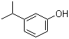 3-异丙基苯酚分子结构 (CAS 618-45-1)
