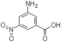 3-氨基-5-硝基苯甲酸分子结构 (CAS 618-84-8)