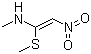structure of CAS# 61832-41-5, N-Methyl-1-(methylthio)-2-nitroethylen-1-amine