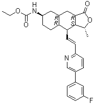 Vorapaxar分子结构 (CAS 618385-01-6)