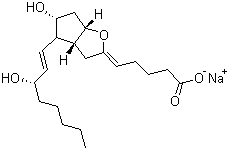 依前列醇钠分子结构 (CAS 61849-14-7)