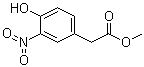 structure of CAS# 61873-93-6, 3-硝基-4-羟基苯乙酸甲酯