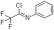 structure of CAS# 61881-19-4, 2,2,2-Trifluoro-N-phenylethanimidoyl chloride
