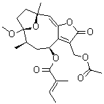 CAS 登录号：618860-58-5, 斑鸠菊内酯 B