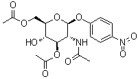CAS # 61891-87-0, 4-Nitrophenyl 2-(acetylamino)-2-deoxy-beta-D-glucopyranoside 3,6-diacetate