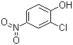 2-氯-4-硝基苯酚分子结构 (CAS 619-08-9)
