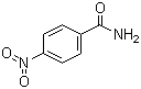 对硝基苯甲酰胺分子结构 (CAS 619-80-7)