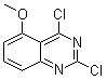2,4-二氯-5-甲氧基喹唑啉分子结构 (CAS 61948-59-2)