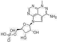 structure of CAS# 61966-08-3, Triciribine phosphate