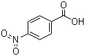 对硝基苯甲酸分子结构 (CAS 62-23-7)