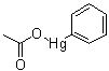 Phenylmercury acetate molecular structure (CAS 62-38-4)