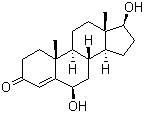 6,17-二羟基-6b,17b-雄甾-4-烯-3-酮分子结构 (CAS 62-99-7)