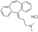 Cyclobenzaprine hydrochloride molecular structure (CAS 6202-23-9)