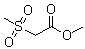 structure of CAS# 62020-09-1, (甲基磺酰基)乙酸甲酯