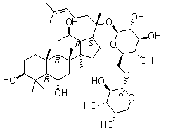 人参皂苷 F3分子结构 (CAS 62025-50-7)