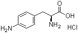 4-Amino-L-phenylalanine hydrochloride molecular structure (CAS 62040-55-5)