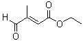 structure of CAS# 62054-49-3, Ethyl (E)-4-oxo-3-methyl-2-butenoate