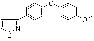 CAS # 620633-54-7, 3-[4-(4-Methoxyphenoxy)phenyl]-1H-pyrazole